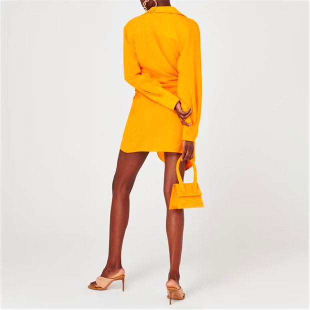 Hire Jacquemus La Robe Bahia Knotted Shirt Dress