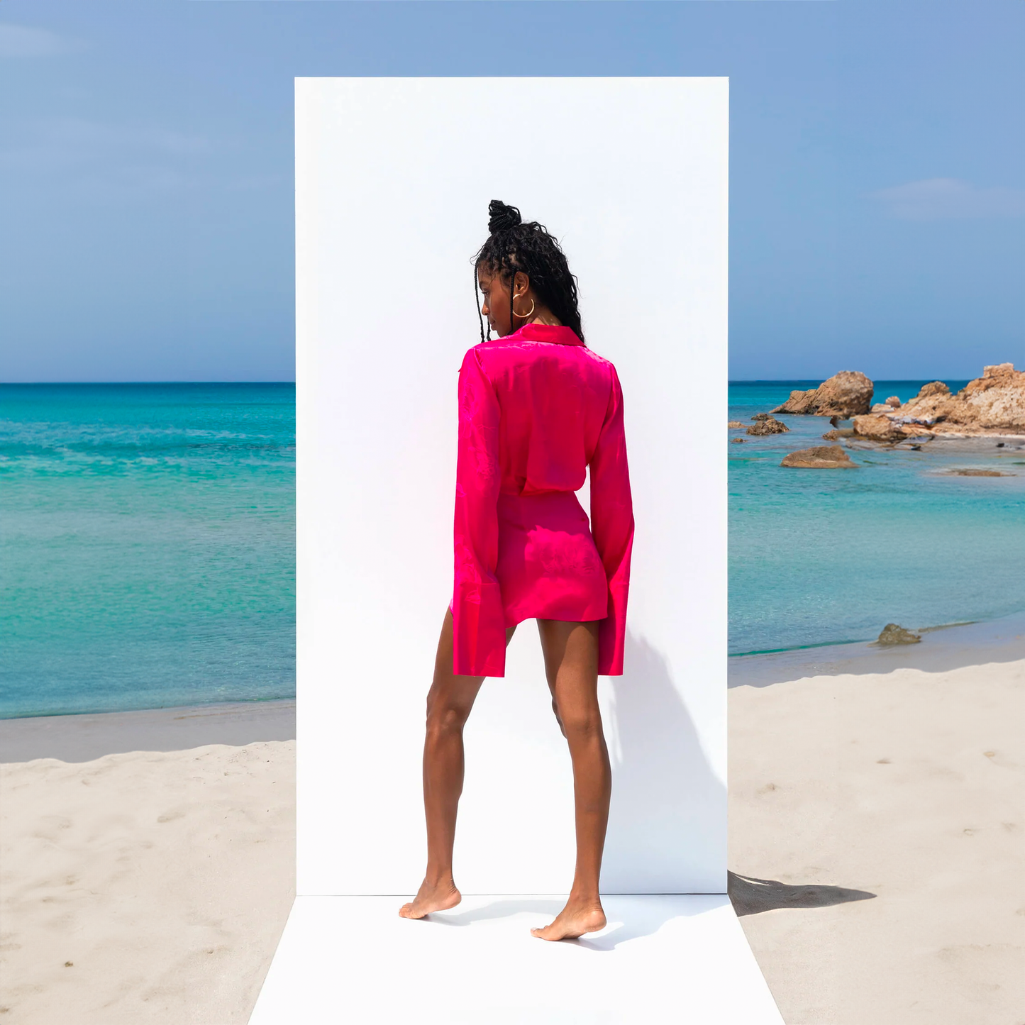Hire Rat and Boa Paloma Dress Pink