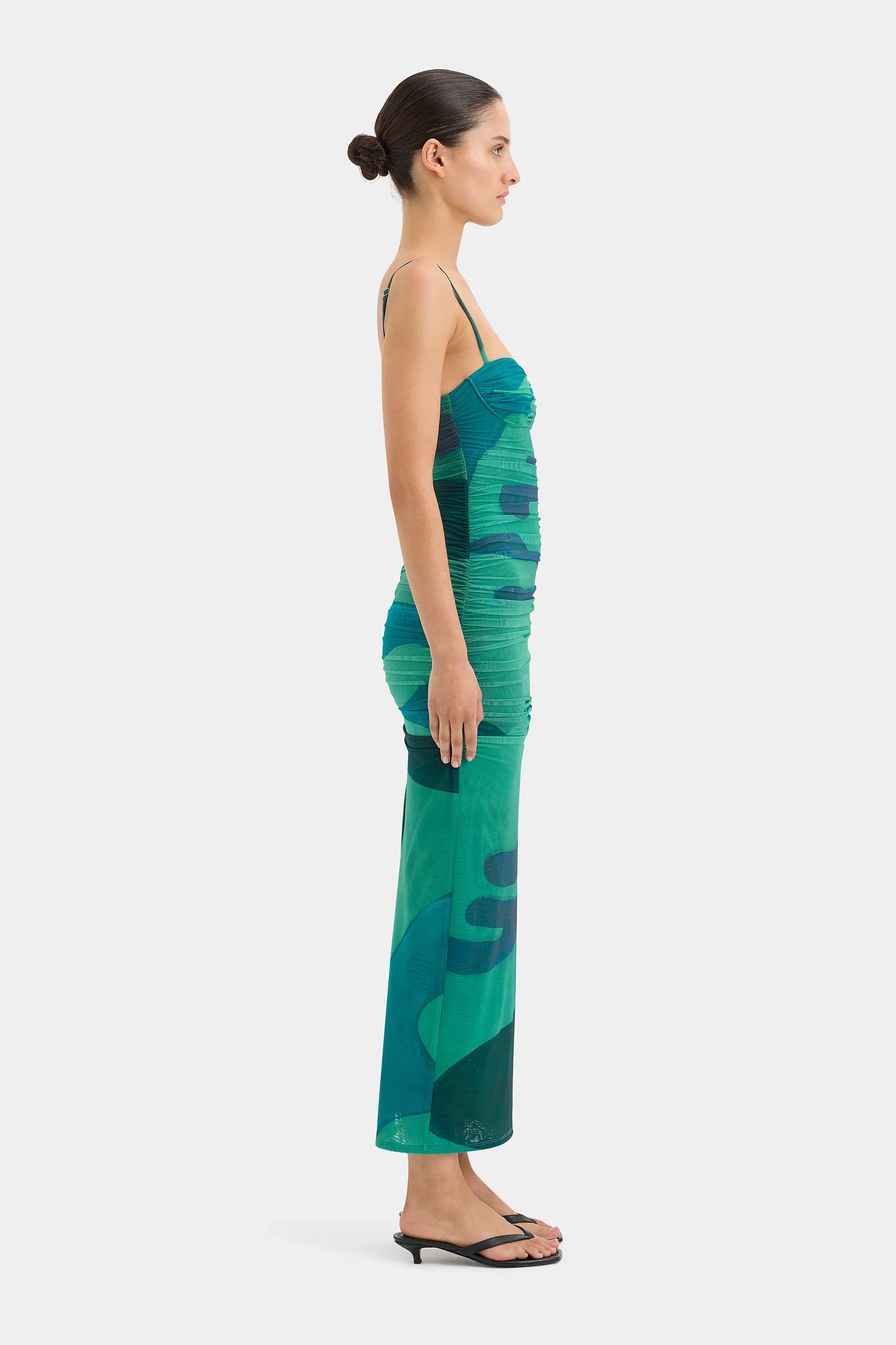 Frankie Gathered Midi Dress