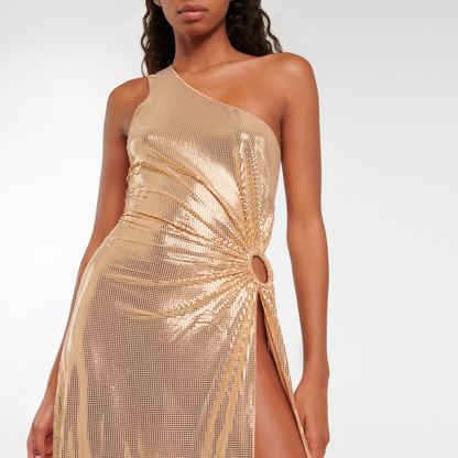 Lamé Dress Gold