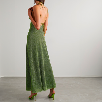 Oséree Lumière Cutout Maxi Dress